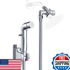 YDmeet Dog Shower Sprayer Attachment 100 Inch Hose Brass 3-Way Diverter No Drill