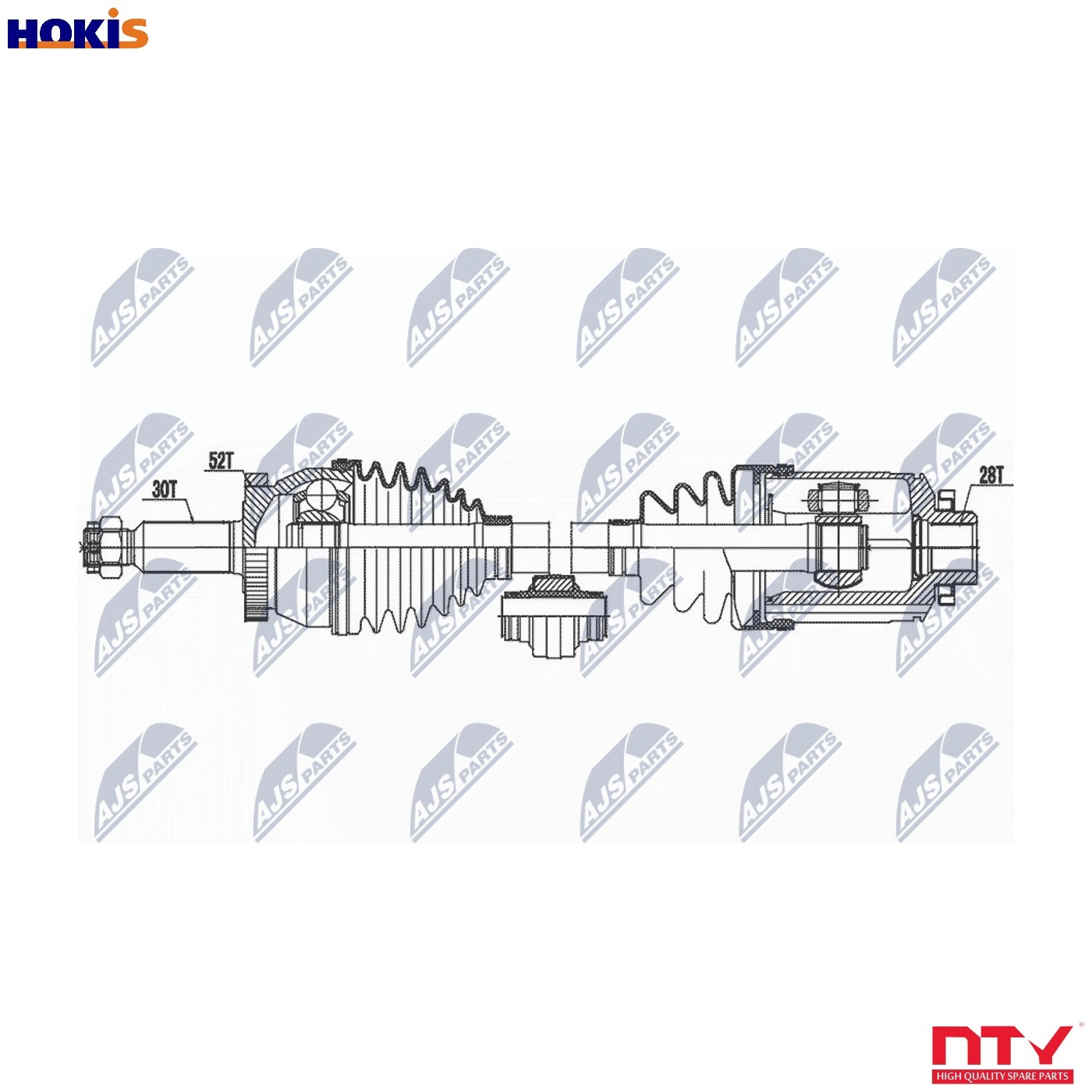 NPW-HY-599 NTY Drive Shaft for HYUNDAI,KIA - Image 7