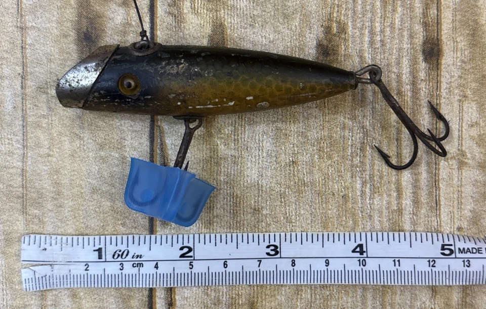 South Bend Lure Fish Oreno 953 Copper Scale Vintage Fishing Lure - Image 3 of 4