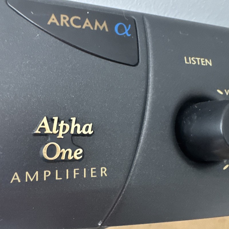 Arcam Alpha One Stereo Integrated Amplifier Hifi Seperate Made in UK