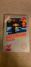 Metroid NES Complete CIB Hangtab Box 5 Screw Circle Seal Early Print Tested