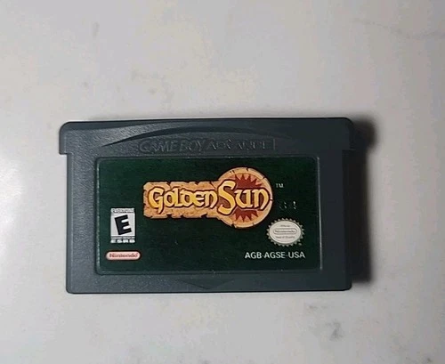 Nintendo Game Boy Advance Golden Sun AGB-AGSE-USA Game Cartridge Used Untested