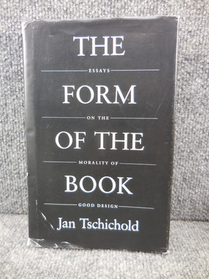 1991 The Form Of The Book Hardcover Book Jan Tschichold