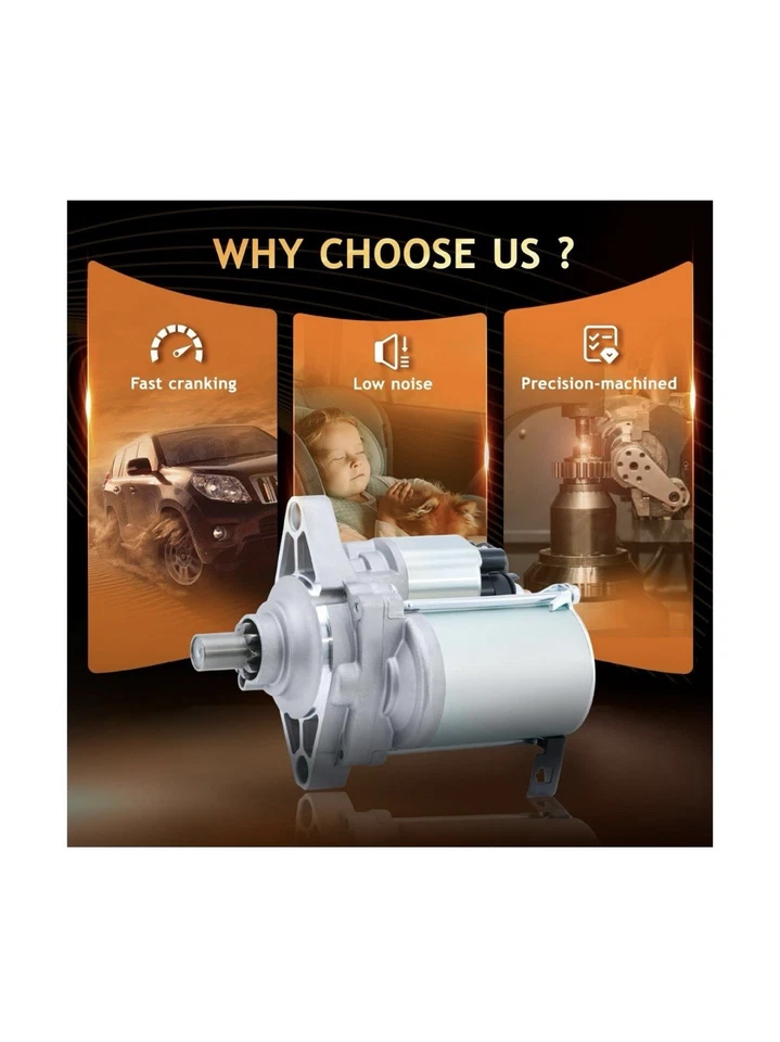 Arranque 17728N apto para Honda Odyssey 3.5 1999-2006, Pilot 3.5 2003-2005, Foto 2 de 4