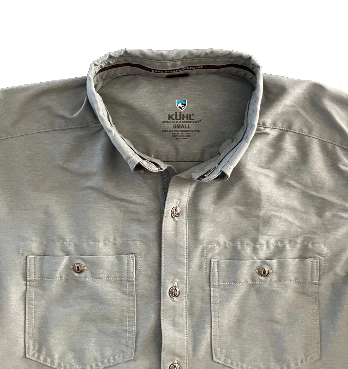 Kuhl Shirt Men's Small Reklaimr Outdoor Performance Hiking Nature Gorpcore 7215