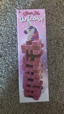 Image of Stack The Unicorn Stacking & Balancing Game - Ages 6+ - Pink & Purple Blocks