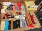 2 Vintage Ken Dolls With Case & Clothing Outfits Shoes Socks Jackets Pants Shirt
