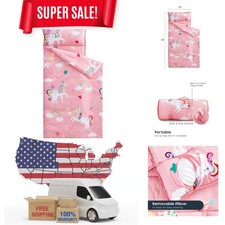 Toddler Nap Mat with Pillow and Blanket, for Kids Girls Ages 3 Plus in Kinder...