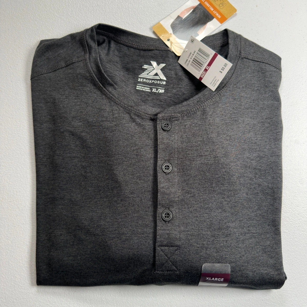 ENNOY S/S Boder T-Shirt GRAY × BLACK XL ZeroXposur T-Shirts for Men for sale | eBay