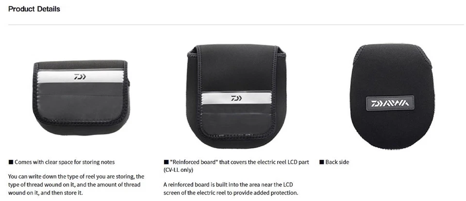 Cubierta de carrete giratoria Daiwa Neo (B) SP-L 4500-6500 23 x 34 mm negra (3085) Foto 4 de 4