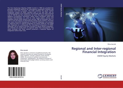 Dina Jaccob | Regional and Inter-regional Financial Integration | Taschenbuch