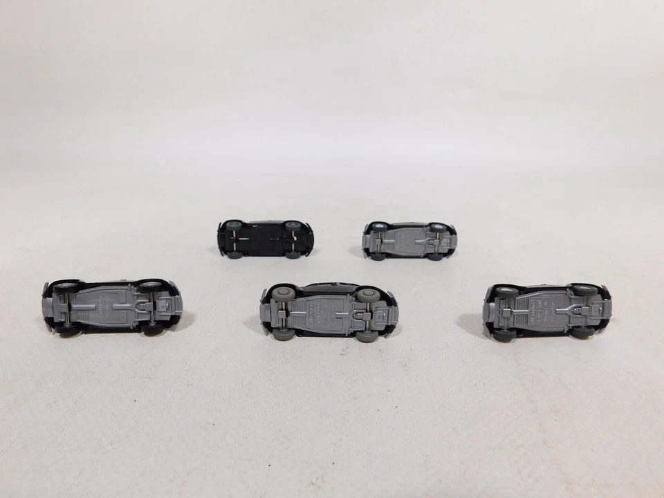 5X Wiking H0 1:87 Modello Volkswagen VW Brezelkäfer Käfer Nero Mint #DX144-0,5 - Immagine 3 di 4
