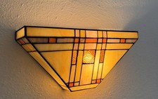 Tiffany Style Wall Sconce Lamp 14-Inch Staine...
