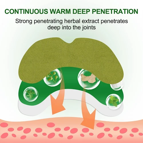 12-180Pcs Knee Wormwood Pain Relief Patches Herbal Pads Plaster Joint Sticker - Picture 5 of 10