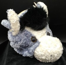 Chenille Plush Palz child’s stuffed horse head zipper bag 6” X 6” NEW with tag