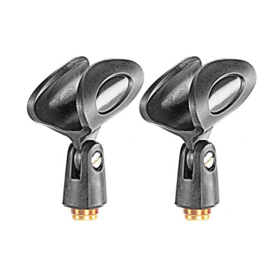 Karaoke Microphone Clip Clamp Stand Mic Holder for Sennheiser Wireless System