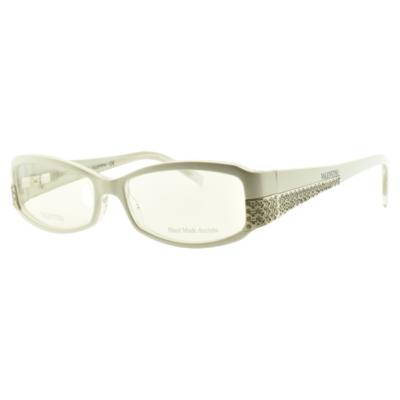 ヴァレンティノ　バレンティノ NEW VALENTINO VAL 5657 FGX Crystal White Oval Full Rim