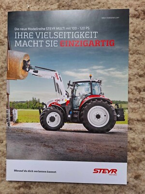 Steyr Multi 08.22 Brochure Tractor Tractor