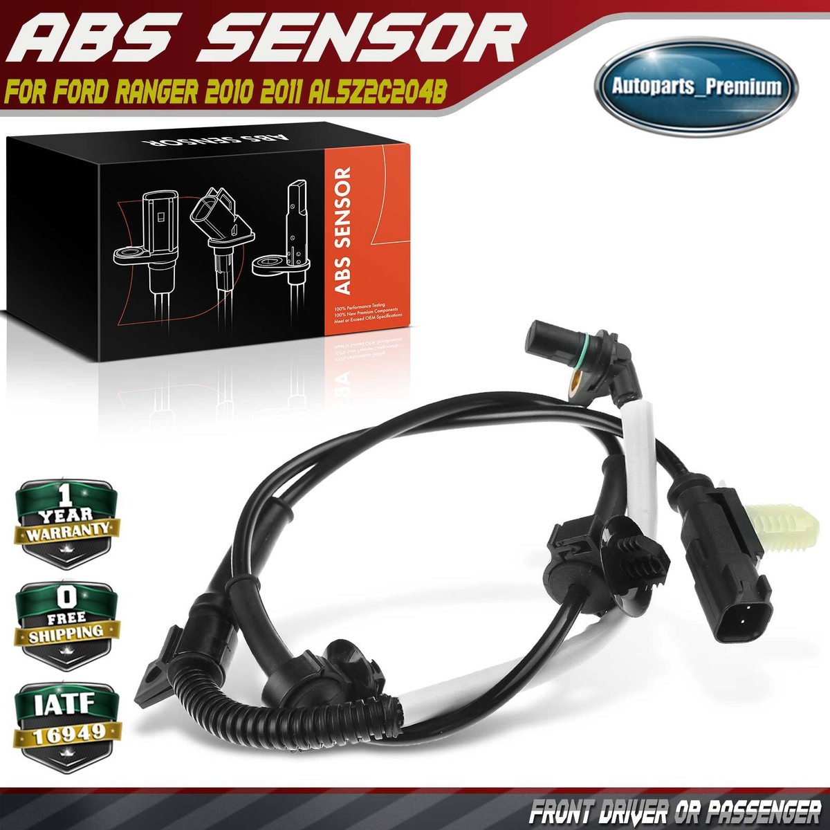 ABS Wheel Speed Sensor for Ford Ranger 2010 2011 AL5Z2C204B