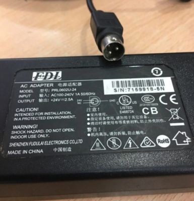 Sostituzione Per Alimentatore Adattatore CA 24V 2,5 A Per PRL0602U-24