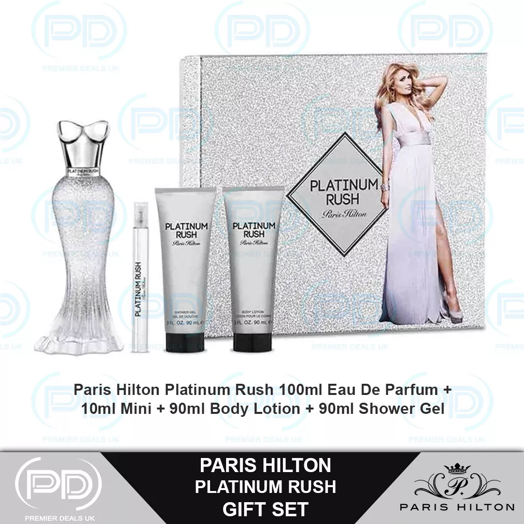 Paris Hilton Platinum Rush Gift Set 100ml Eau De Parfum For Women