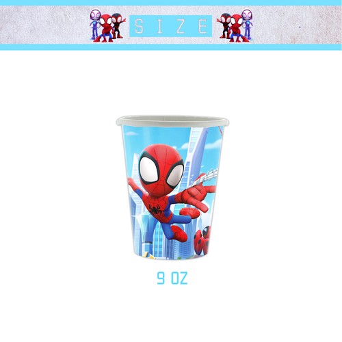 Spidey and His Amazing Friends Party Supplies Set Plates Cups Tablecloth Napkins - Picture 4 of 6