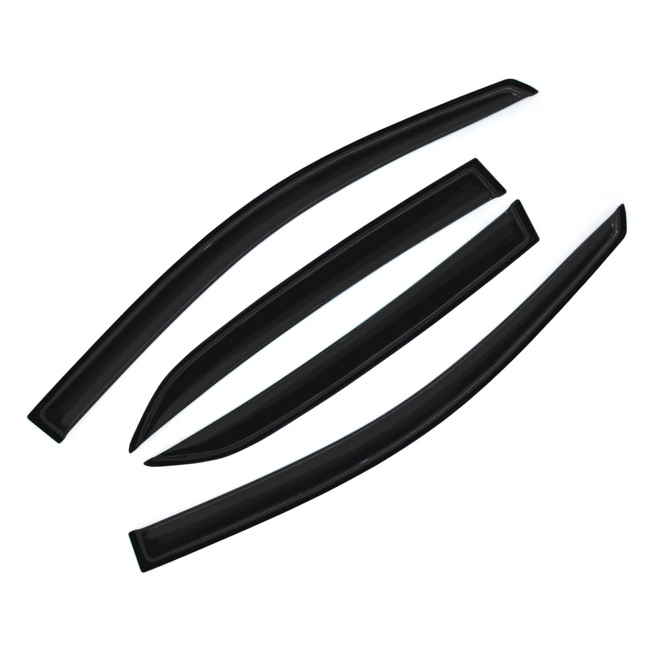 Sun Rain Guards Shields Window Visors Deflectors fit 2009-2013 Toyota Corolla Foto 2 de 4