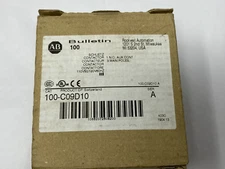 Allen-Bradley 100-C09D10 IEC Contactor 9A 3P 120VAC Coil 1 N. O. 1 N. C.