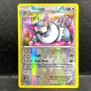 2016 POKEMON BREAKPOINT PURUGLY 94/122 REVERSE HOLO (UNCOMMON)