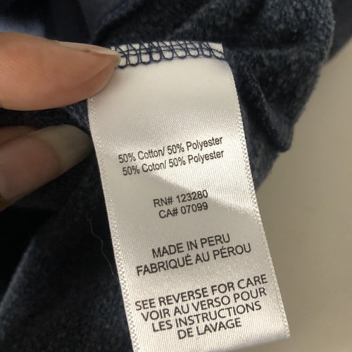 Suéter de golf Travis Mathew para hombre XL azul negro a rayas chaqueta con capucha informal - Imagen 8 de 9