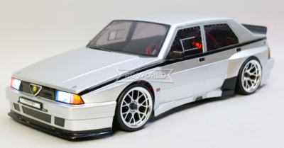 RC 1/10 Alfa Romeo 75 TURBO AWD Drift Car W/ LED *RTR* -SILVER- | eBay