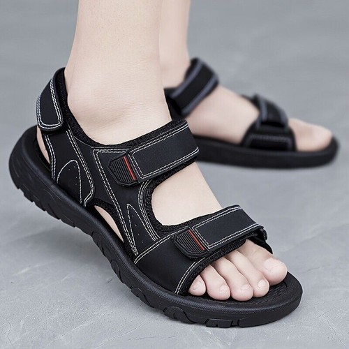 Herrenmode Open-Toed Atmungsaktive Sandalen bequem rutschfest robuste Schuhe - Bild 4 von 14