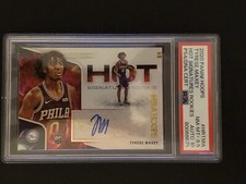 2020-21 Panini Hoops Tyrese Maxey Hot Signatures Rookies RC PSA 8.5 NM-MT+ 🔥
