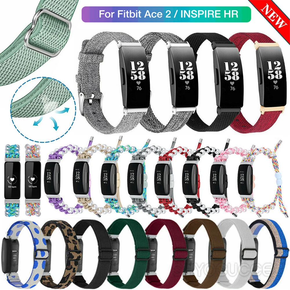 For Fitbit Inspire HR Fitbit Ace 2 Sport Woven Nylon Loop Watch
