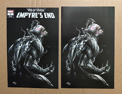 WEB OF VENOM: EMPYRE S END #1 DELL'OTTO TRADE/VIRGIN VARIANT SET KNULL W/COA S