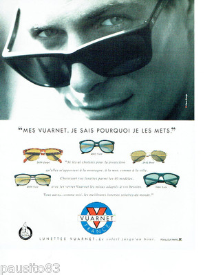 REKLAME WERBUNG 096 1994 Vuarnet Sonnenbrille Place Rouge