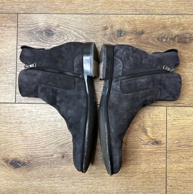 Vince Gray Suede Chelsea Boots Size 9E $375 | eBay display picture 1