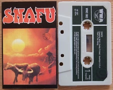 SNAFU - SNAFU (WWA WWC 003) 1974 UK CASSETTE TAPE BLUES ROCK MICKEY MOODY