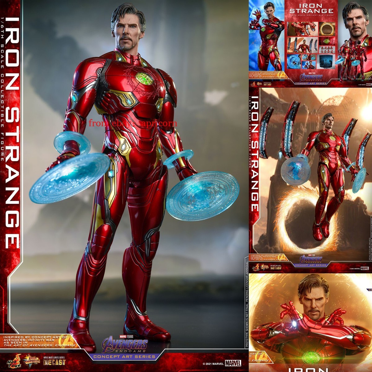 (未開封)ホットトイズ MMS606D41B ドクター アイアン・ストレンジ Hottoys MMS606D41 Avengers：Endgame Iron Strange 1/6 Doctor