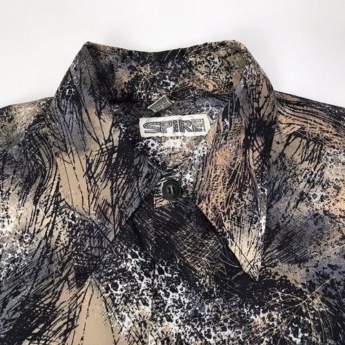 Camisa De Colección Spire California Para Hombre Poliéster Disco L/S Abstracta Talla L Pls Leer - Imagen 2 de 12