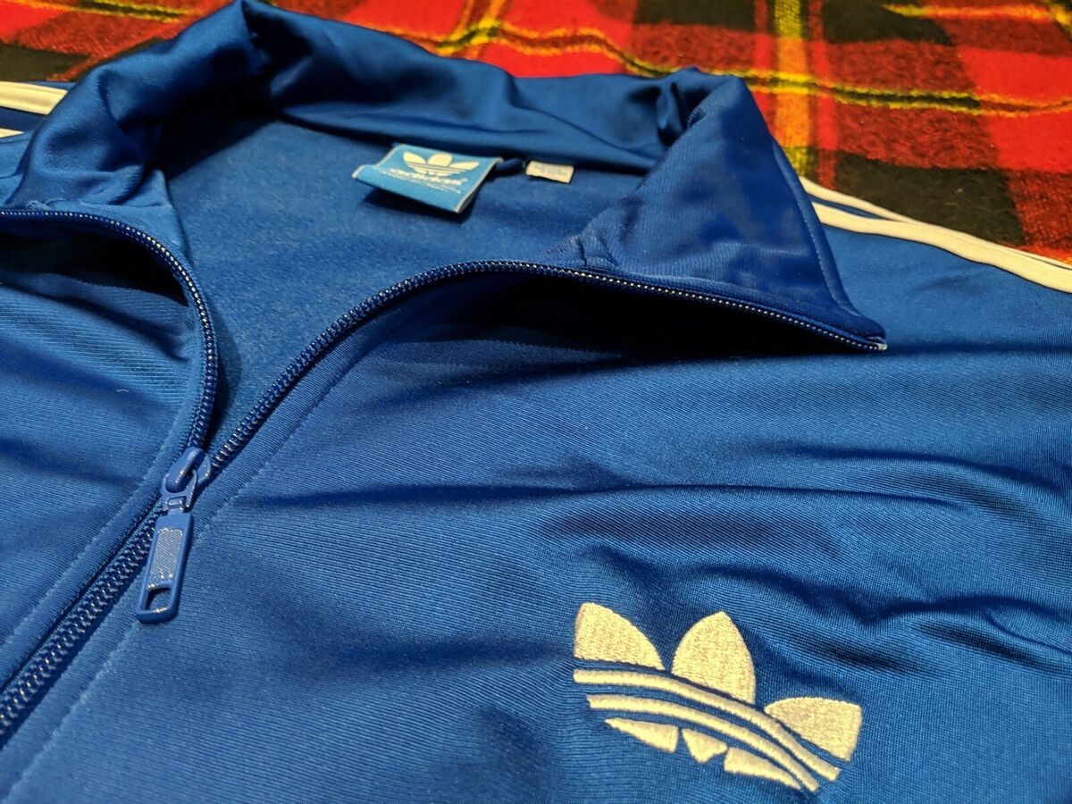 VTG Adidas Trefoil Blue Track Jacket Men's Size 2XL 3 Stripe VTG Adidas Trefoil Blue Track Jacket Men's Size 2XL 3 Stripe