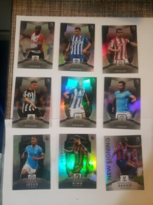 2017/2018 Topps Premier League Platinum Cards Global Stars Inserts Lot