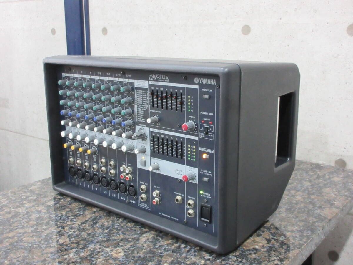 Yamaha EMX512SC 12 Channel 500 Watt Powered Mixer | 8-23 Yamaha EMX512SC 12 Channel 500 Watt Powered Mixer | 8-23