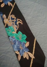 CRAVATTA UOMO (TIE)  vintage LEONARD Paris dessin. N' 502505 New!  rare