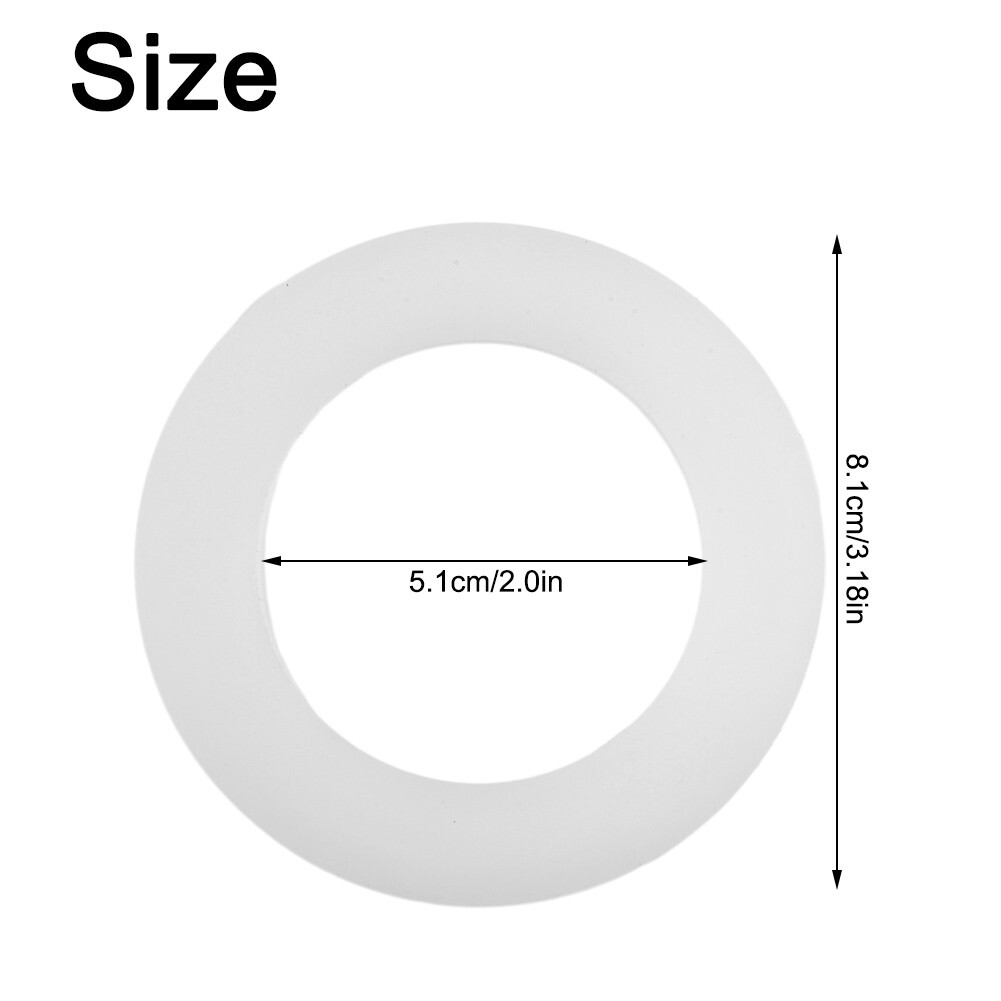 3x Double Flush Seal Toilet Drain Valve Stop Valve Gasket For Glacier