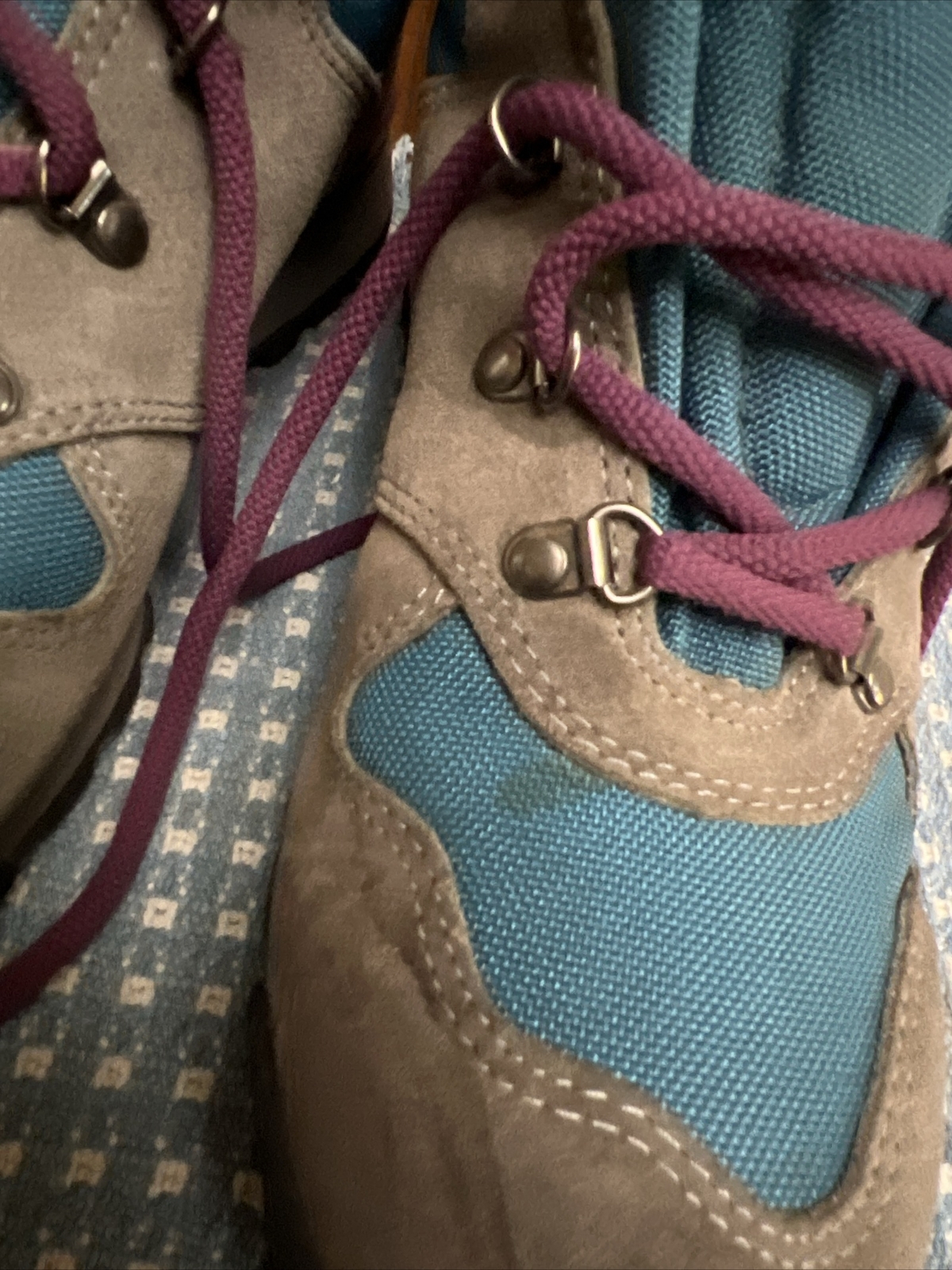 Merrell Lazer stivali da trekking da donna taglia US 8 in pelle viola acqua