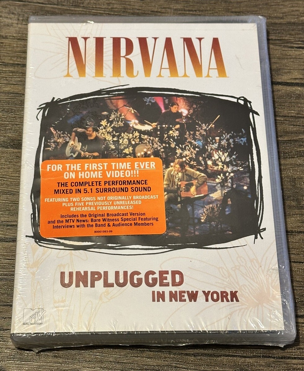 NIRVANA Unplugged In New York Music DVD Sealed!! New!! RARE!! | eBay