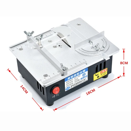 Präzisions-Mikro-Tischkreissäge DIY-Modellbau Kunststoff PVC Schneidemaschine - Bild 7 von 12