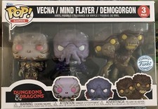 Funko Pop Games Vecna / Mind Flayer / Demogorgon Dungeons & Dragons New