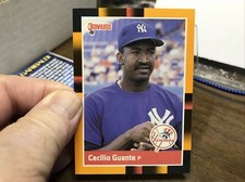 1988 Donruss Baseball's Best # 276 CECILO GUANTE YANKEES
